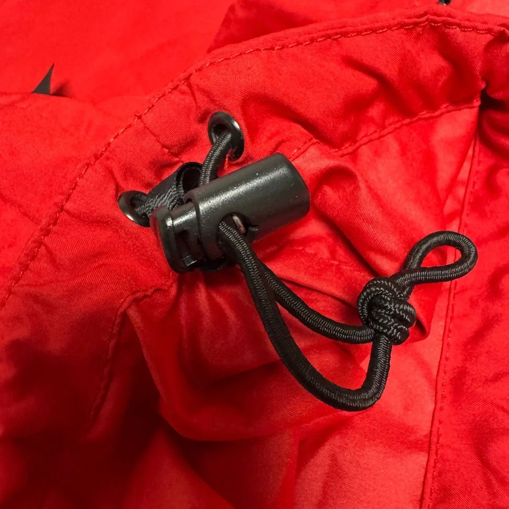 The North Face Hydrenaline Windbreaker Pullover Jacket Red Black Mens Medium Y2K